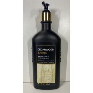 1 BATH & BODY WORKS AROMATHERAPY CEDARWOOD SAUNA MOISTURIZING LOTION CREAM PUMP